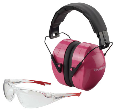 CHAMP BALLISTIC EYES/EARS PINK