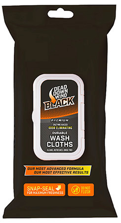 DDW BLACK PREM WASH CLOTHS
