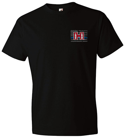 HDESIGN HORNADY POW BLU LIN TSHIRT LG BLK