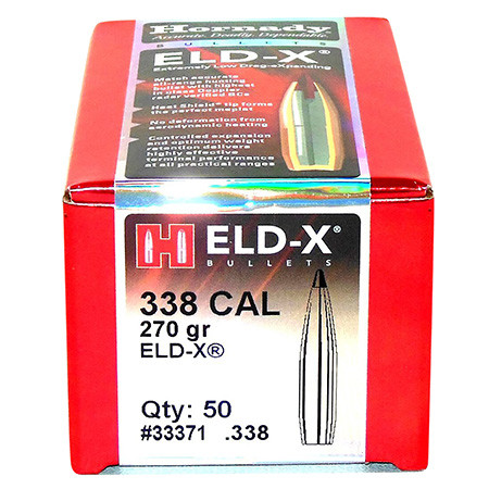 HORNADY BULL .338 270 ELD-X 50/15