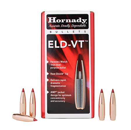 HORNADY BULL .224 62 ELD-VT 100/25