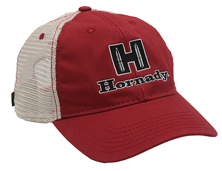 HORNADY HORNADYADY RED/WHITE MESH HAT
