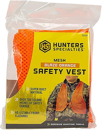HS ADULT MESH SAFETY VEST BLZ ORG