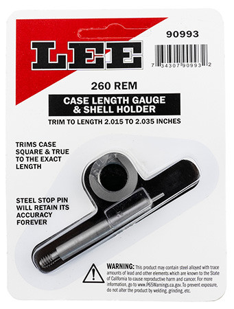 LEE GAUGE/HOLDER 260 REM