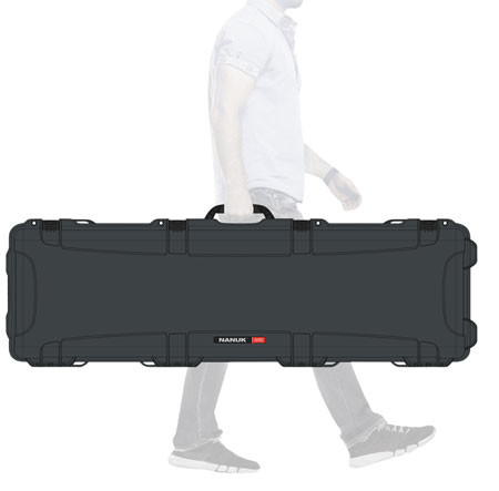NANUK CASE W/FOAM GRAPHITE