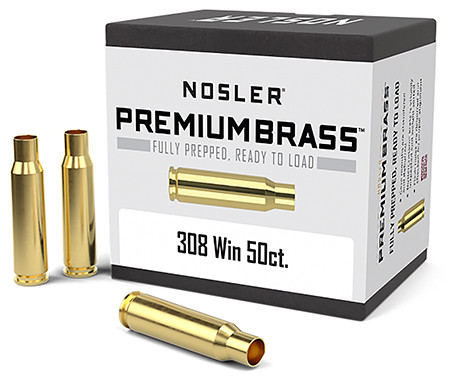 NOSLER CUSTOM BRASS 308 50