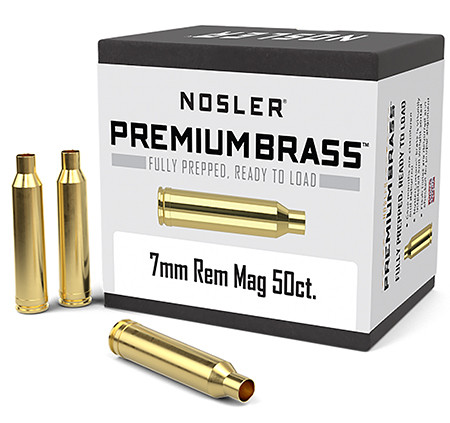 NOSLER CUSTOM BRASS 7MM REM MAG 50