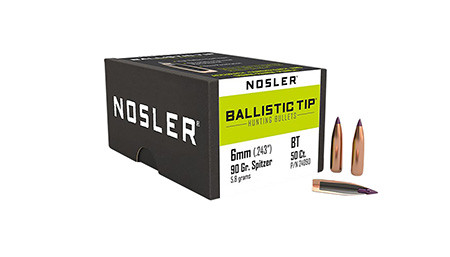NOSLER BLSTC HNT 6MM 90 SPTZR 50