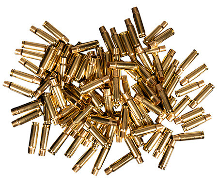 Q BRASS-86-100 UPCASE 8.6BLK (HORNADY STAMP) 100
