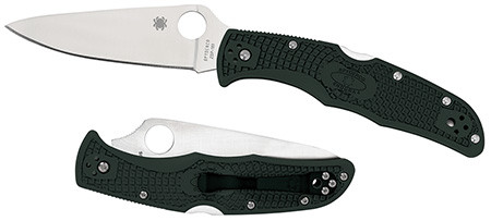 SPYDERCO ENDURA 4 PLN CLPNT 3.75 GRN