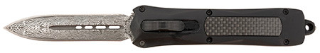 SRK A163-B-DD DAGGER OTF BLK GRP DAMASCUS