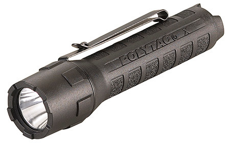 STREAMLIGHT POLYTAC X FLASHLIGHT BLACK CR123A