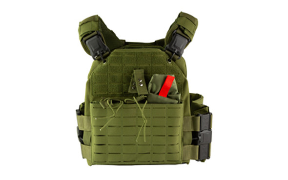 NCSTAR QR LC PLT CARRIER MED-2XL GRN