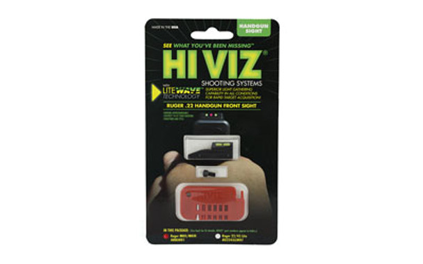HIVIZ RUGER MKII III BUCKMARK SNGL 6