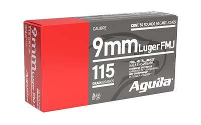 AGUILA 9MM 115GR FMJ 50/1000 1E097704