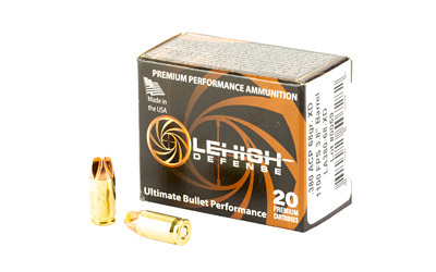 LEHIGH XTRM DFNS .380ACP 68GR 20/200