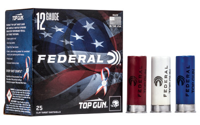 FED TOP GUN 12GA 2.75 #8 RWB 25/250