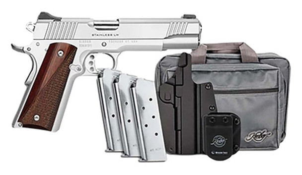 KIMBER STAINLESS LW BUNDLE 45 ACP