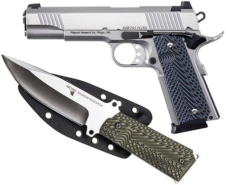 MAGNUM RESEARCH DESERT EAGLE 1911 G W/KNIFE 9MM
