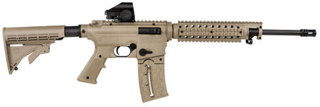 MOSSBERG 715 FTOP 22 ADJ STOCK 25RD GRNDOT FDE