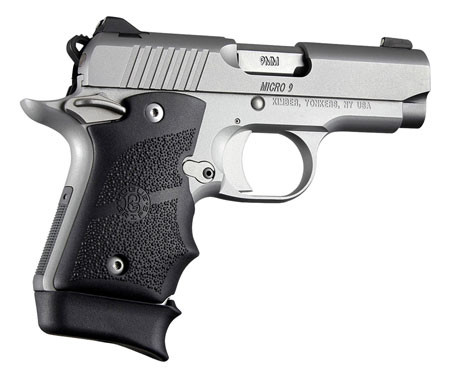 HOGUE RUBBER FG GRIP KIMBER MICRO9 BLK