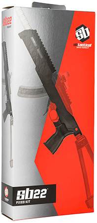 SB TACTICAL 22 FIXED CHASSIS BLK