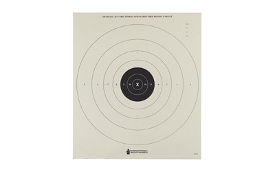 ACTION TGT BULLSEYE PAPER 100PK
