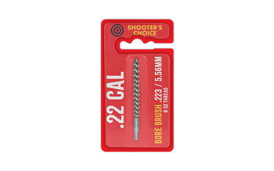 SHOOTERS CHOICE .22CAL BORE BRUSH 3"