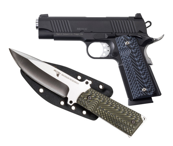 MAGNUM RESEARCH DE 1911 9MM 4.3" BLACK KNIFE #