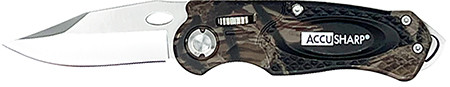 FPI ACCUSHARP FOLDING SPORT KNIFE CAMO