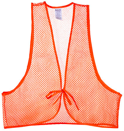 ALLEN SAFETY ORANGE MESH VEST