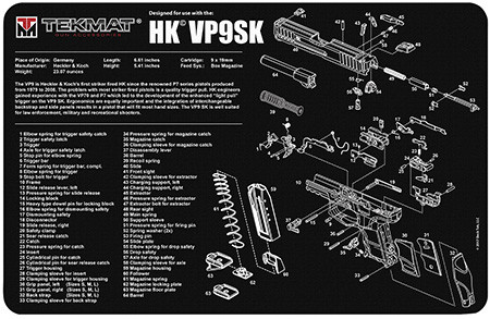 TEKMAT TEK-R17-HK-VP9SK 17X11 HK VP9SK