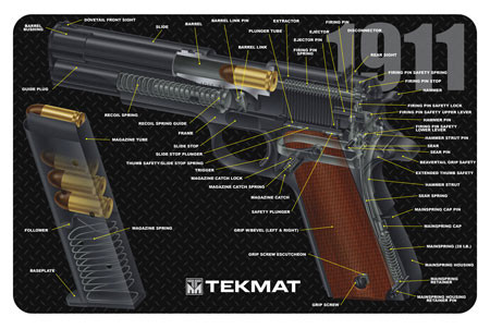 TEKMAT 1911 CUT AWAY MAT