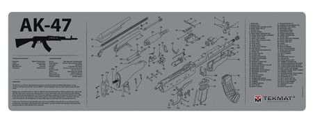 TEKMAT AK47 GREY CLEANING MAT