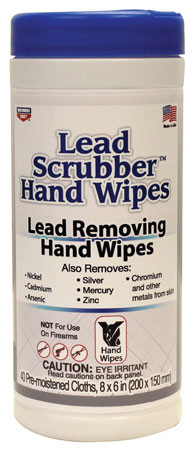 BIR LEAD SCRUBBER HAND WIPES 40PK
