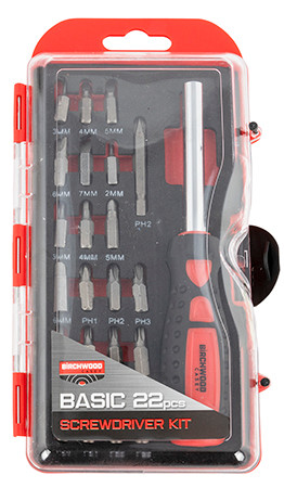 BIR BASIC SCREWDRIVER SET 22PC