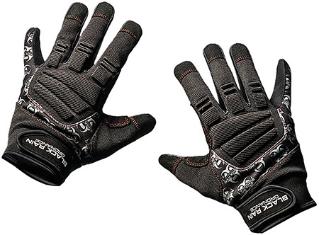 BLACK RAIN ORDNANCE TACT-GLOVE-BLK/GRY-XL TACT GLOVE B/G XL
