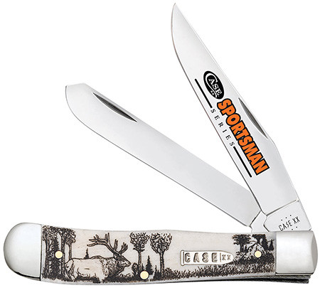 CASE SPORTSMAN SERIES NATURAL BONE ELK