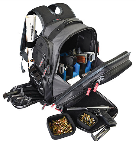 GPS EXECTIVE BACKPCK 5GUN CRADLE GRY