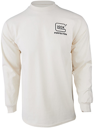 GLOCK BORN IN AUSTRIA LS SHIRT TAN SM