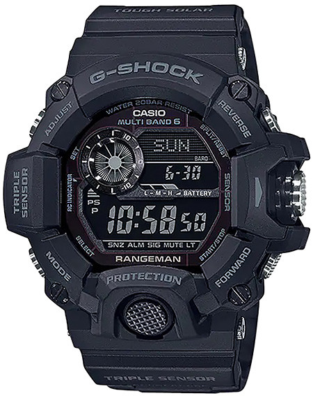 GSHOCK TACTICAL RANGEMAN SOLAR BLKOUT