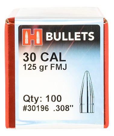 HORNADY BULL .308 125 FMJ 100/25