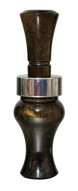 ECHO MEAT HANGER BLACK GOLD PEARL ACRYLIC