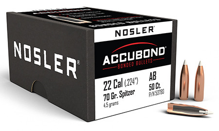 NOSLER ACCUBOND 22 70 SPTZR 50