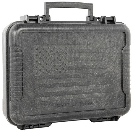 OUT MOLDED PISTOL CASE US FLAG