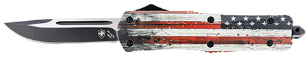 TEMP LRG WOOD US FLAG DROP BLK