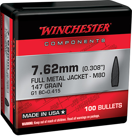 WINCHESTER BUL 7.62 147 FMJ NATO 100/10
