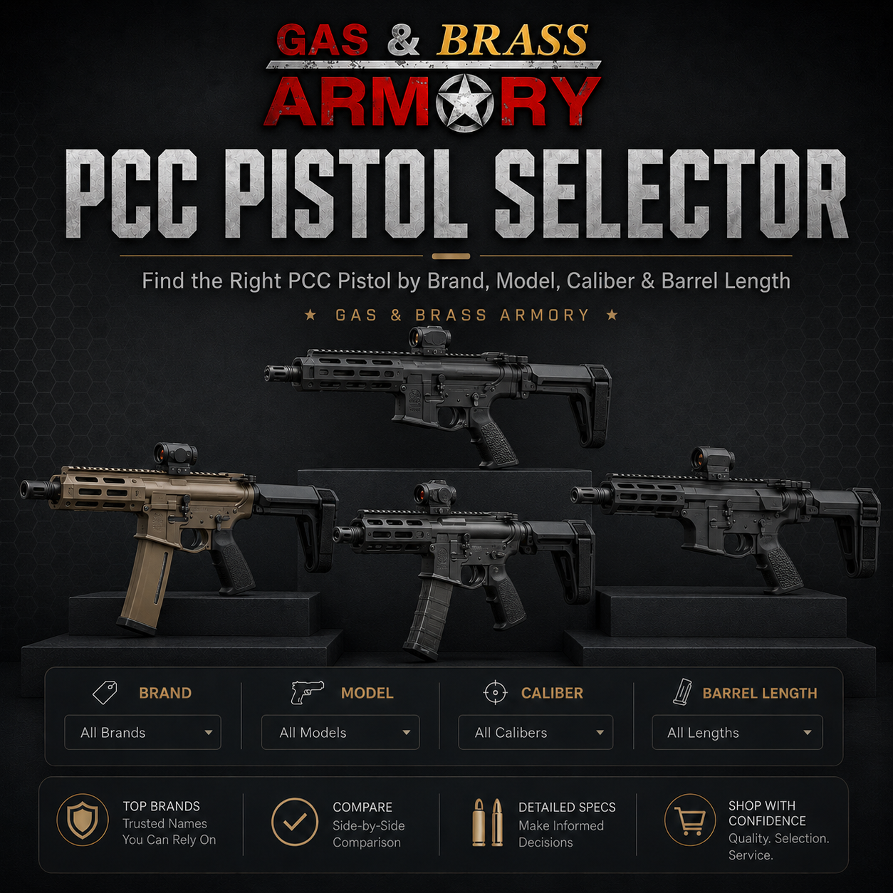Buy PCC Pistols in Brandon, FL