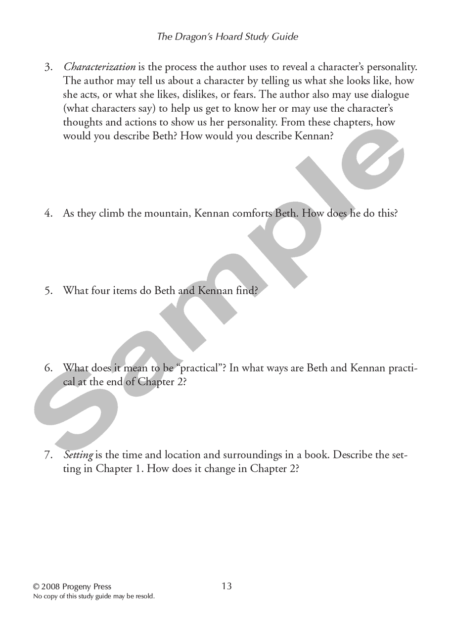 Hall of Doors: The Dragon's Hoard, The - Study Guide