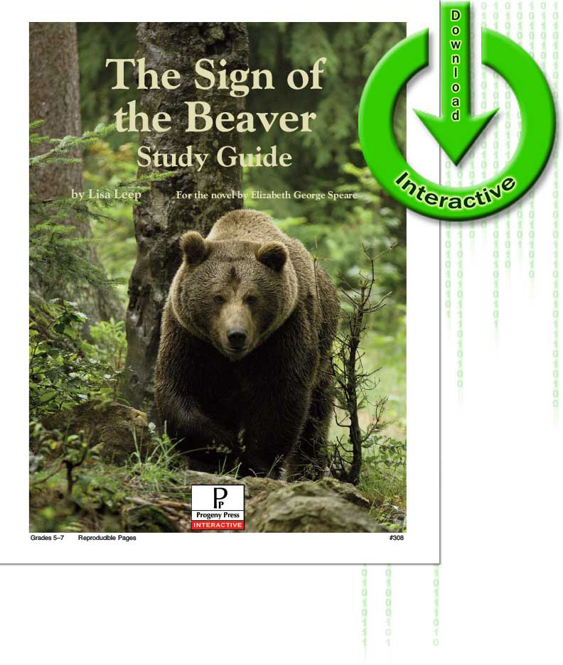 The Sign of the Beaver PDF Download Study Guide Progeny Press